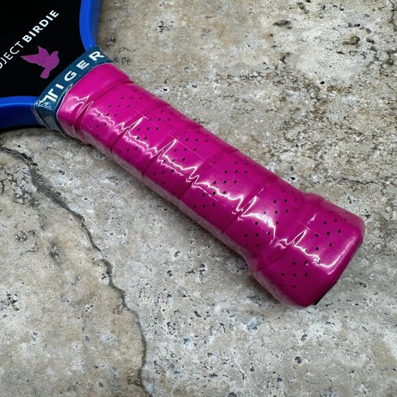 Tiger Generation Three Pickleball Paddle Project Birdie Blue Pink Composite Grip - Picture 7 of 9